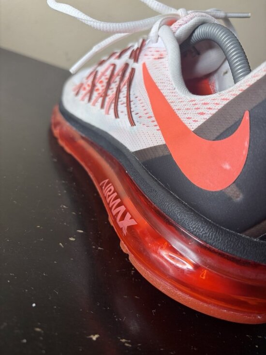 Nike Air Max 2015 Bright Crimson White Men’s Size 10.5 Sneakers 698902-106 main image 9